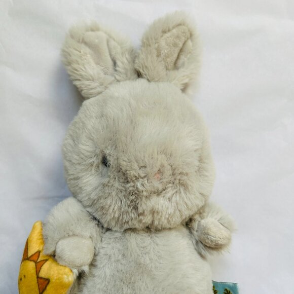 Bunnies by the Bay Gray Rabbit Plush Cricket Island Bloom Bunny 7" Toy Sun Star - Picture 3 of 15